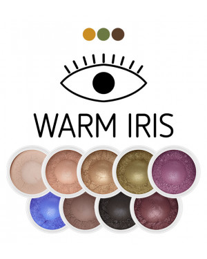 zestaw cieni mineralnych Warm Iris